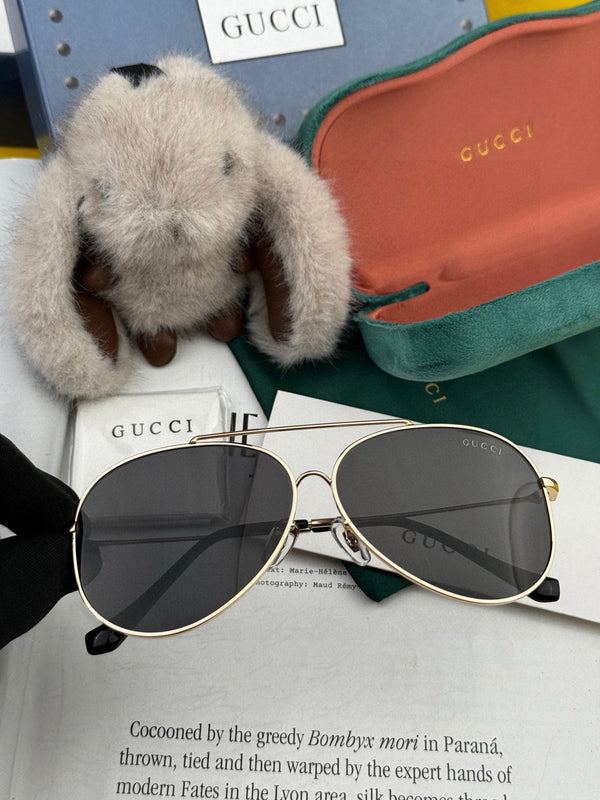 OCCHIALI DA SOLE CON MONTATURA AVIATOR G2203 IN METALLO