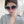 SQUARE SUNGLASSES L1294 IN GREEN ACETATE PURPLE LENSES