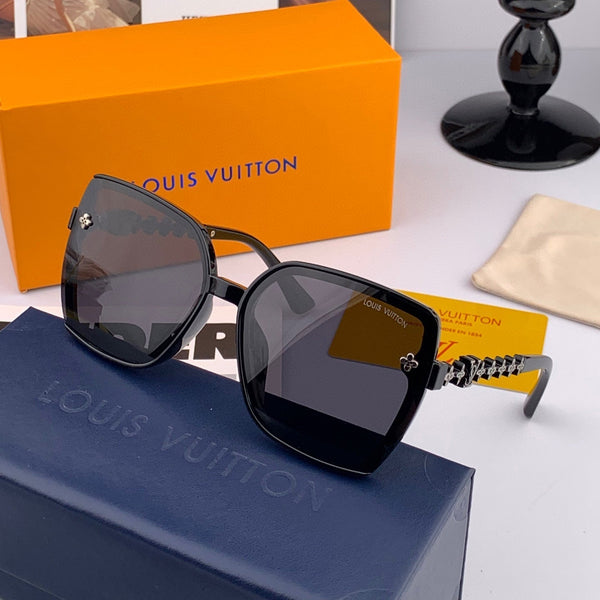 OCCHIALI DA SOLE QUADRATI L3992 IN ACETATO CON LOGO IN RILIEVO