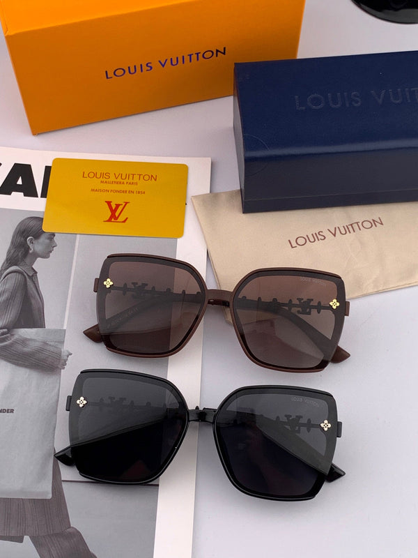 OCCHIALI DA SOLE QUADRATI L3992 IN ACETATO CON LOGO IN RILIEVO