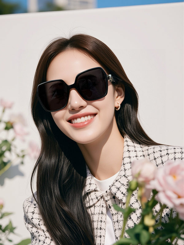 SQUARE SUNGLASSES L4612 IN ACETATE