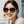 CHAIN LINK DETAIL SQUARE FRAME SUNGLASSES G3612 IN ACETATE