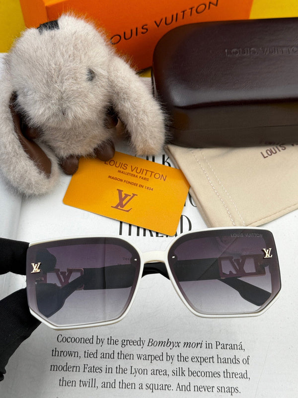 SQUARE SUNGLASS L8130 IN METAL AND ACETATE FRAME