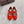 ALAIA CRISS CROSS BALLET FLAT IN CANDY RED LAMBSKIN WITH SILVER HARDWARE