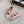 ALAIA CRISS CROSS BALLET FLAT IN BABY PINK LAMBSKIN WITH SILVER HARDWARE