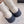 CC Ankle Boots In White Beige Wrinkled Calfskin 145489