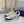 CD B57 Mid-Top Sneaker White Grey Mix Dark Blue Calfskin And Oblique Jacquard