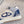 CD B57 Mid-Top Sneaker White Grey Mix Dark Blue Calfskin And Oblique Jacquard