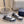 Sneaker bassa CD B27 in pelle di vitello stampata blu carbone e tessuto jacquard obliquo