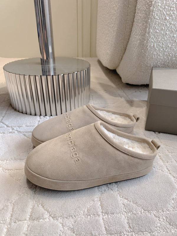 PANTOFOLA ALASKA IN CAMOSCIO BEIGE