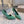 CL Irishell 85 Studded d'Orsay Pumps Green Suede 177127