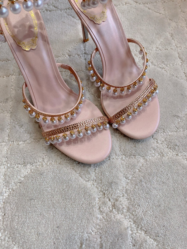 RC Pearl Sandals Pink Sheepskin 328430