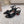 CL Simple Sandals Black Sheepskin 328455