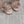 RC Flower Sandals Pink Nude Sheepskin Rhinestones 328466