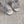 RC Flower Sandals Silver Sheepskin Rhinestones 328468