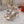 RC Flower Sandals Beige Sheepskin Rhinestones 328467