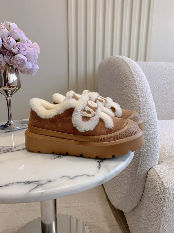 UGG Tazz Slipper Loafers Brown  Suede and fleece 516903