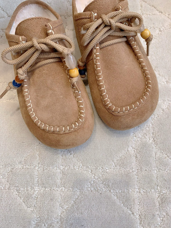 UGG Yupoo Loafers  Caramel  Wool Suede 516908