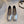 The Row 2025 Square-toe Ballet Flat Silver Sheepskin 557428