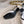 CC FW26 Square Cap Toe Slingback 8.5cm Black White Patent Leather 723690