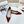 ROCKSTUD FLAT PUMP IN BERRY RED CALFSKIN