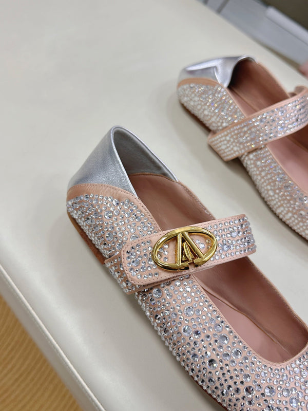 VT Vlogo Locker Diamond Pink Nude Cowhide 330737
