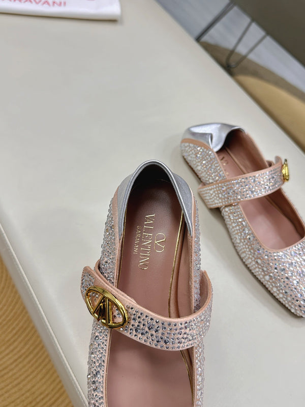 VT Vlogo Locker Diamond Pink Nude Cowhide 330737