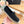 SL YVES LOGO SLIP ON BLACK CANVAS