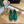 SL YVES LOGO SLIP ON DARK GREEN CANVAS