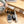 Loew Anagram Black logo White Black Beige Leather And Canvas Espadrille Sandals