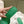 CAGOLE POINTED HIGH MULES IN GREEN SHINY CALFSKIN