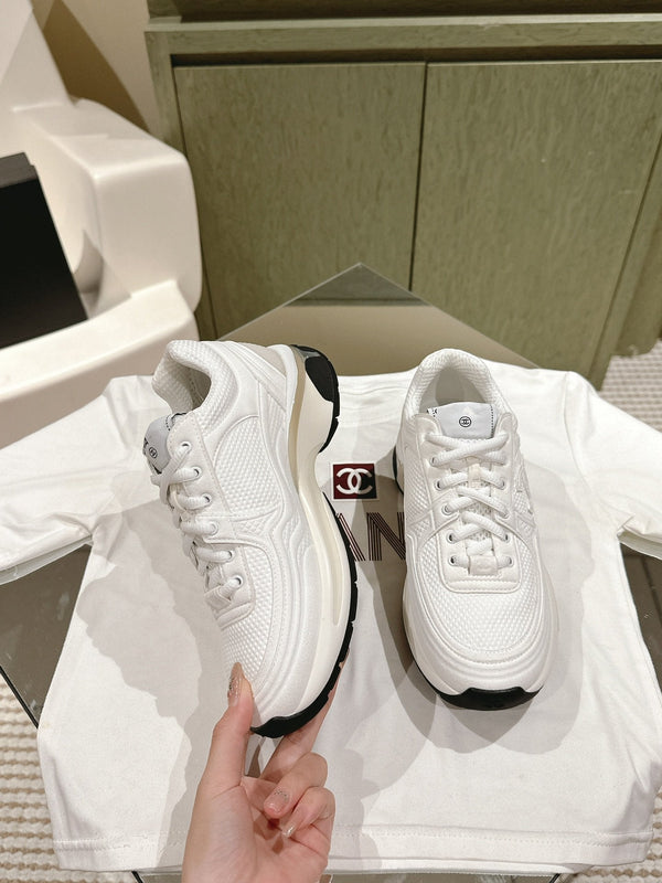 cc trainer tessuto bianco