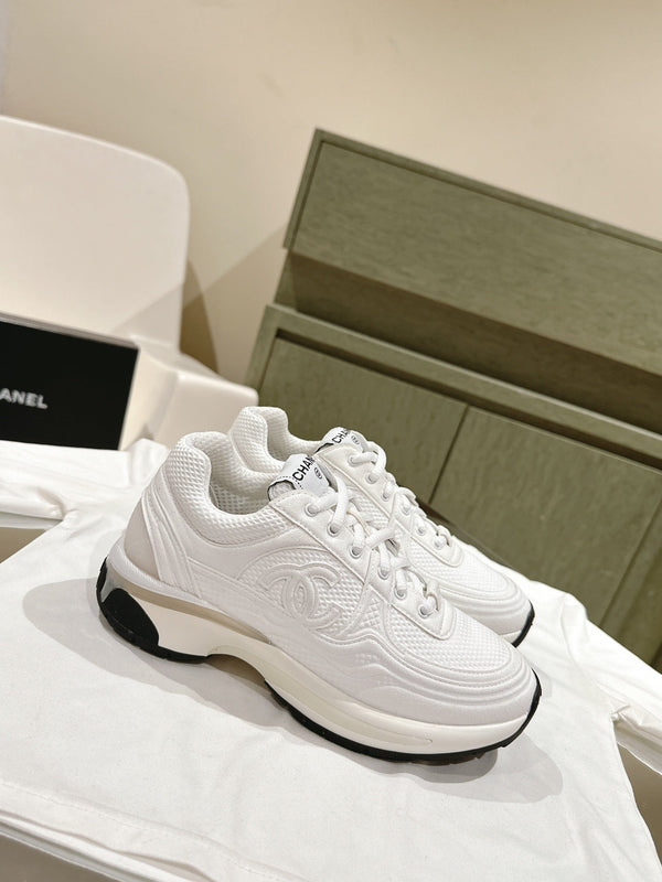cc trainer tessuto bianco