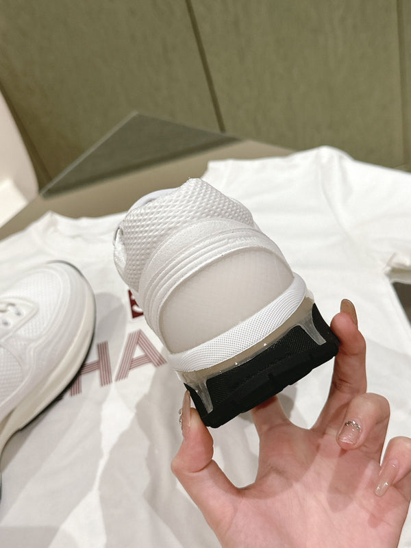 cc trainer tessuto bianco