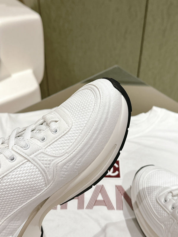cc trainer tessuto bianco