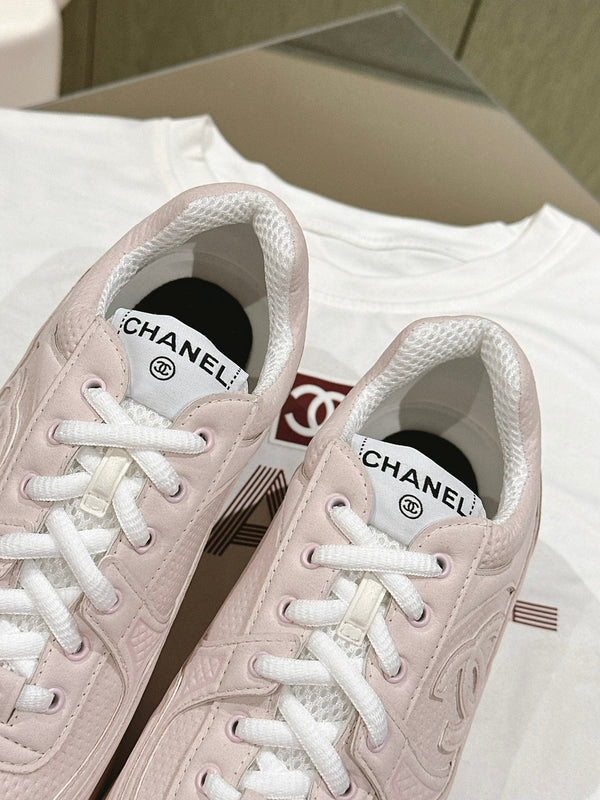 cc trainer tessuto rosa chiaro