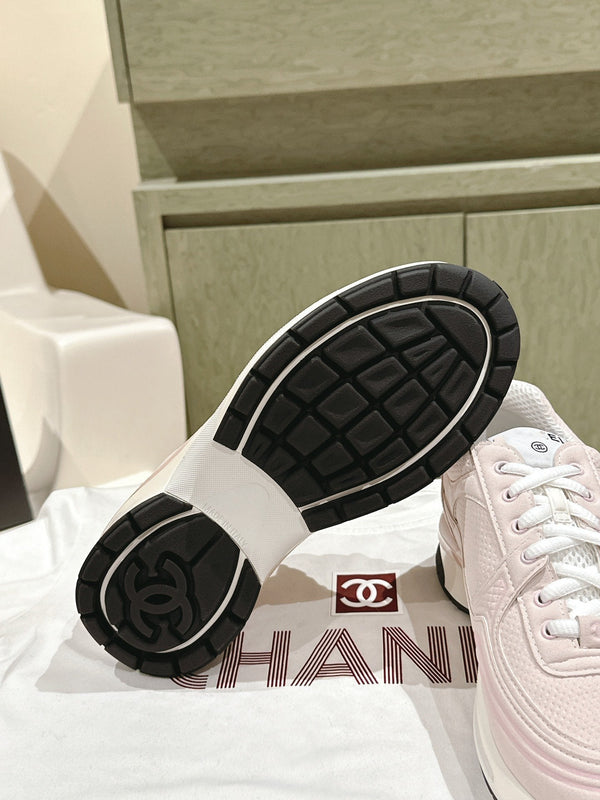cc trainer tessuto rosa chiaro