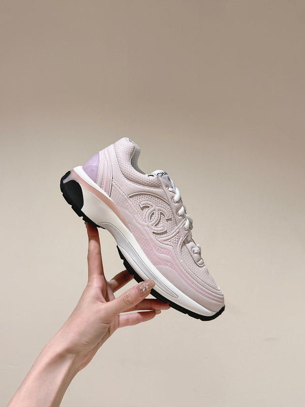 cc trainer tessuto rosa chiaro