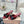 Miu Mordoré Black Bows Mules 50mm Burgundy Cowhide 445520
