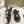 sandal leather strap black quilted calfskin