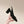 slingbacks 75 black satin multicolor logo