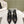 slingbacks 75 black satin multicolor logo