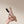 slingbacks flat pink satin multicolor logo