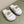 RISE SANDALS IN WHITE SHINY LAMBSKIN GOLD BUCKLE