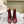 Loewe Round-Toed Boots 85mm Burgundy Mixed Sheepskin 448451