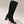 CC 24 FW Knee-High Boots with Chain 70mm Black Suede 447183