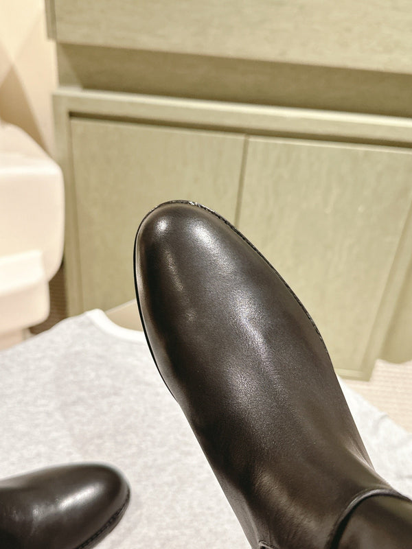 Gucci Boots Black Sheepskin 484873