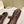 Miu Ruches Ballet Flat Brown Lambskin 445667