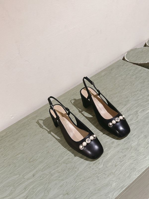 CD 25 Slingback Heels Cowhide 241760
