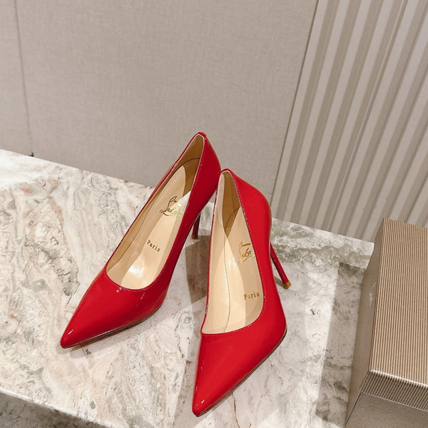 CL 25s So Kate Pumps 95mm Red Patent Leather 446680